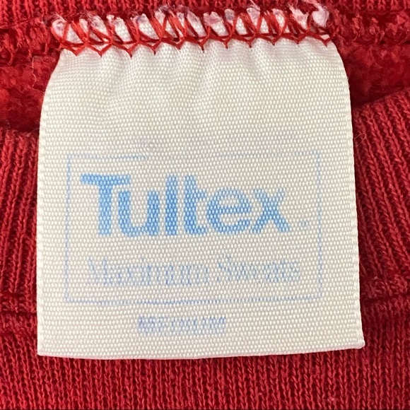 Vintage 90’s Florida In God We Trust Red Crewneck Sweatshirt Made in USA Medium - Picture 4 of 9